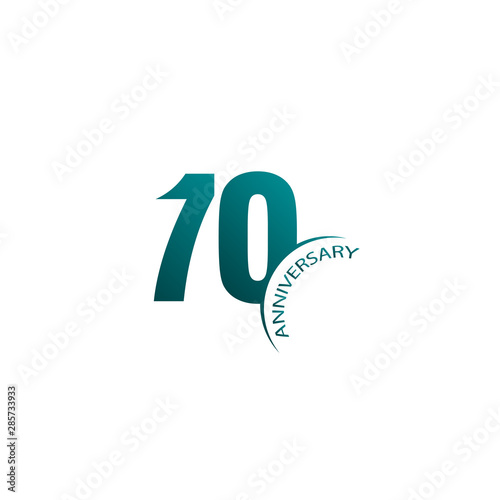 70 Years Anniversary Celebration Vector Template Design Illustration