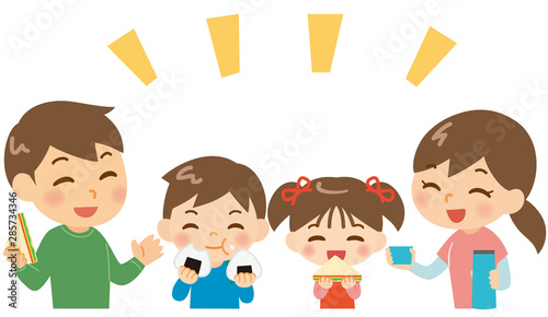 家族でピクニック