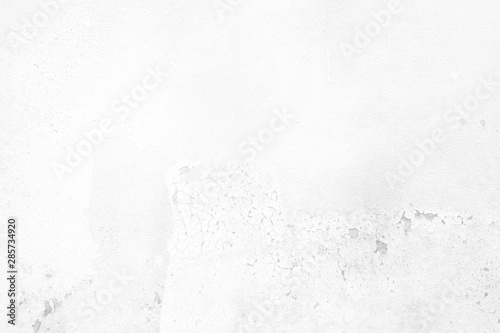 White Crack on Concrete Wall Texture Background.