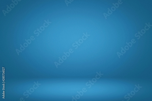 Abstract Gradient Blue Studio Room Illustration Background, Suitable for Product Presentation and Backdrop.