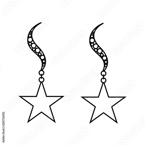 abstract outline jewelry