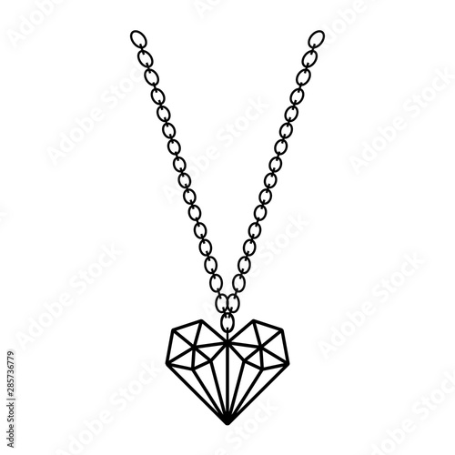 abstract outline jewelry