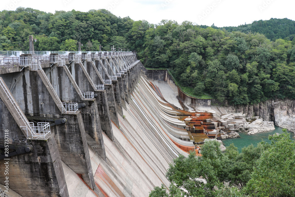 大井ダム 岐阜県恵那市 Ooi Dam Ena City Gifu Pref Japan Stock 写真 Adobe Stock