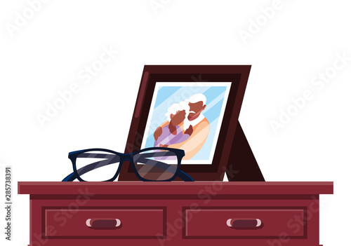 happy grandparents day flat design