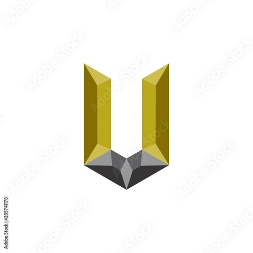 V letter 3D logo design vector Free Download V letter 3D logo design vector - GFXLoad