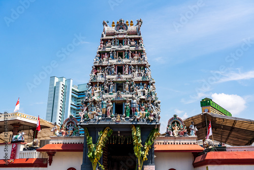 Facade of Sri Mariamman Temple, Singapore