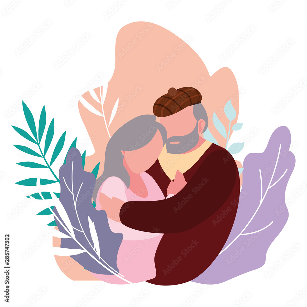 happy grandparents day flat design happy grandparents day flat design