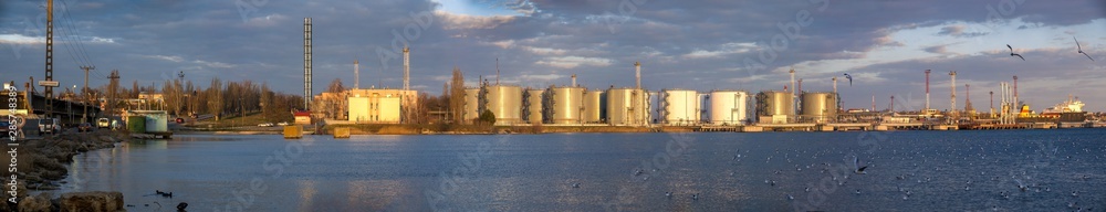 Ship repair harbor in Odessa, Ukraine