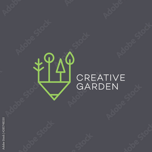 Creative garden logo