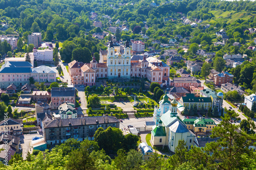 Kremenets city, old town. View from above. Ukraine.