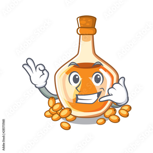 Call me sea buckthorn oil on the cartoon