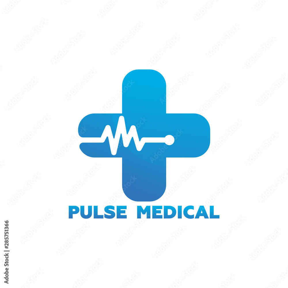 Pulse Medical Logo Template Design Vector, Emblem, Design Concept, Creative Symbol, Icon Pulse Medical Logo Template Design Vector, Emblem, Design Concept, Creative Symbol, Icon