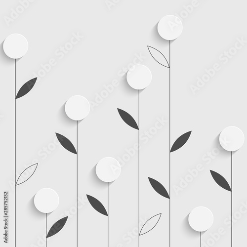 3d Seamless Flower Backgrou...