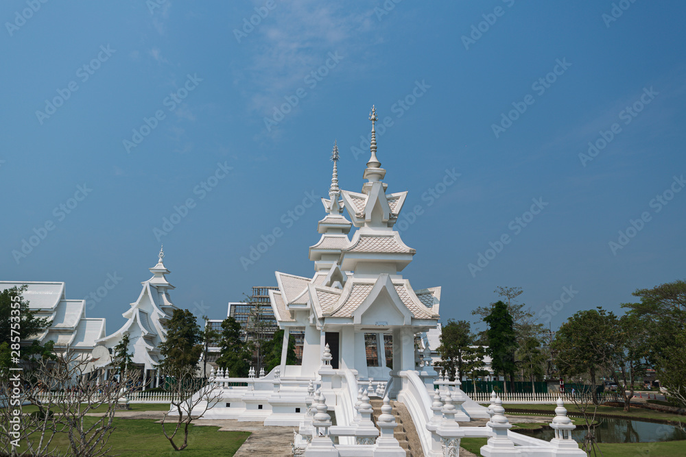 Chiang Rai,Thailand - the unique Buddhism Temple's building in Chiang Mai,Thailand named Chiang Rai,Thailand - the unique Buddhism Temple's building in Chiang Mai,Thailand named