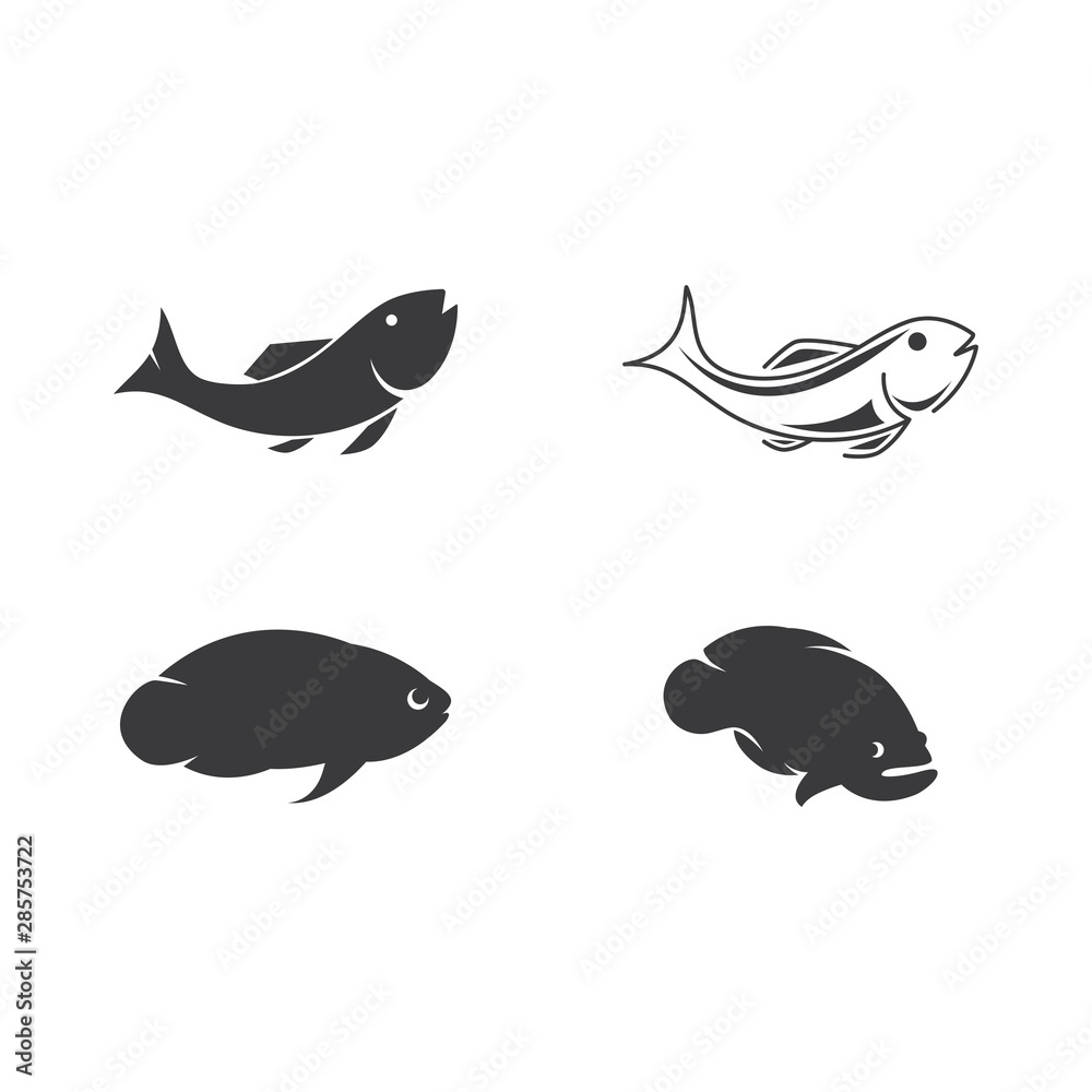 Fish Logo set ilustration Fish Logo set ilustration