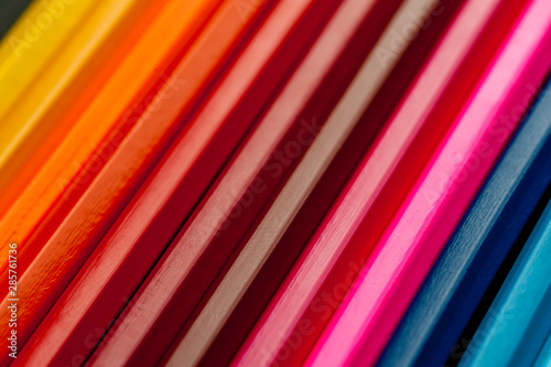 Close-up of colored pencils