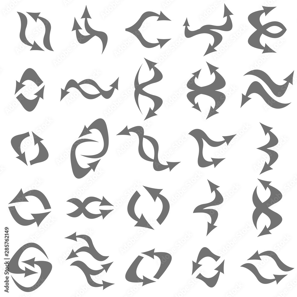 Concept arrows for web design and mobile apps. Interface. Abstract arrow icon. Set of vector flat arrows. Concept arrows for web design and mobile apps. Interface. Abstract arrow icon. Set of vector flat arrows.