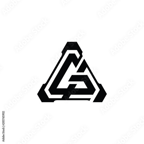 Free Download initials logo template - GFXLoad