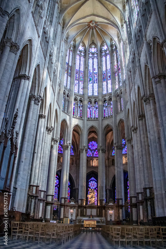 Beauvais. Intérieur de la cathédrale Saint-Pierre. Oise. Picardie. Hauts-de-France 