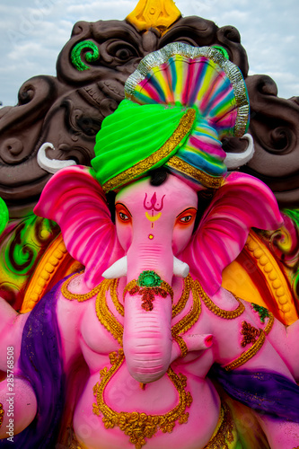 Lord Ganesha Statue, ganapati bappa, Ganesh chaturthi in Delhi India