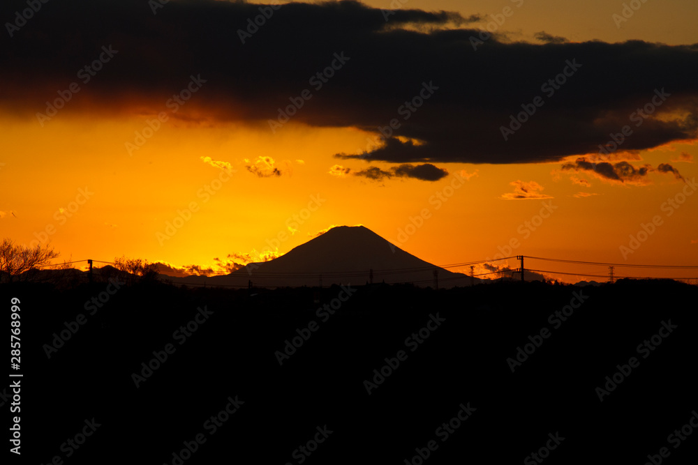 mt.fuji sunset