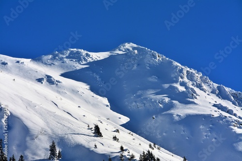 Fagaras mountains in winter