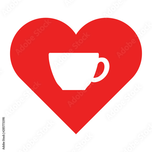 Tasse und Herz