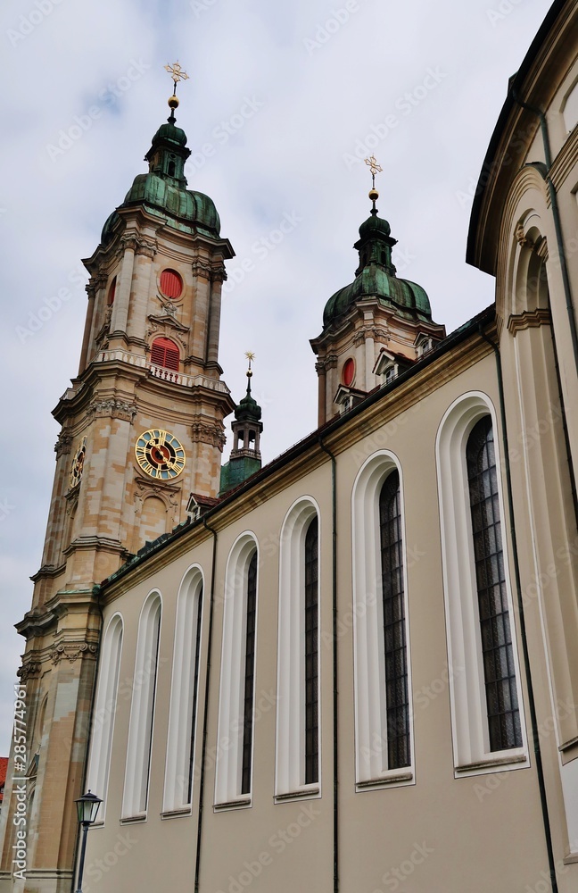 Stiftskirche, Detail, Kathedrale, St. Gallen, Schweiz