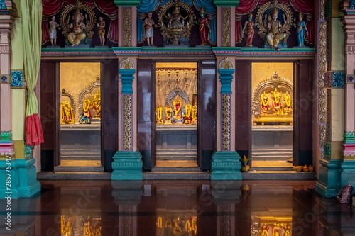 Sri Mahamariamman Temple most holy room of Hindu temple in Kuala Lumpur photo