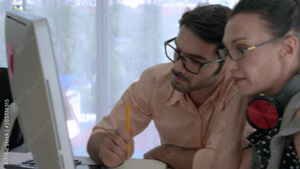Crane Shot of Two Couples are talking, discussing and teaching business. Intimate and friendly, make the business run efficiently Crane Shot of Two Couples are talking, discussing and teaching business. Intimate and friendly, make the business run efficiently