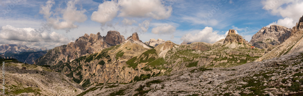 Fototapeta premium Sextner Dolomiten Panorama Italien