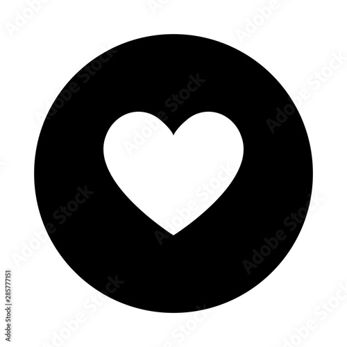 love, heart icon vector