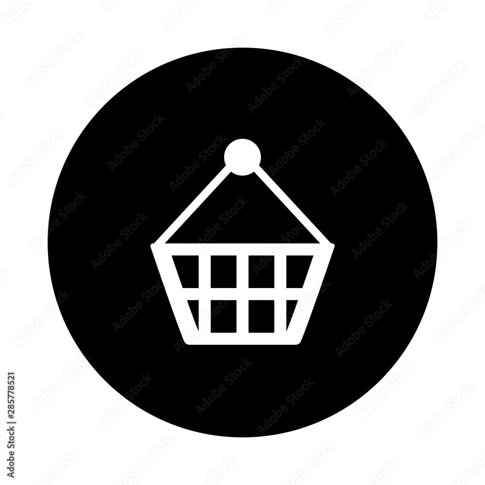 shopping basket icon vector shopping basket icon vector