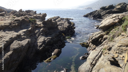 Landscape of rocky beach and nature © Alex