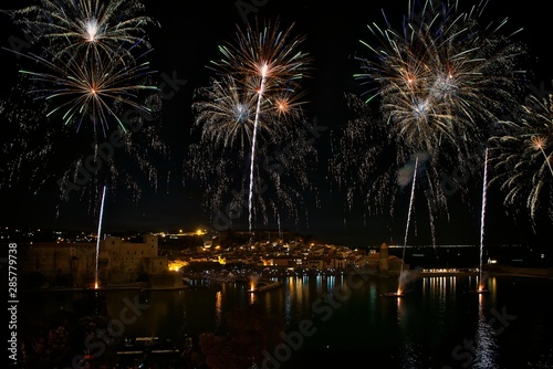 Feu d'artifice sur Collioure