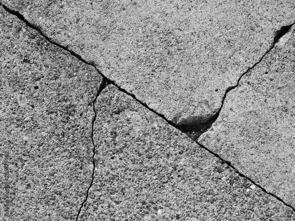 Obraz premium crack concrete floor texture