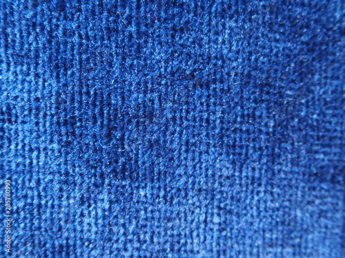 texture de tissu bleu en macro matériaux