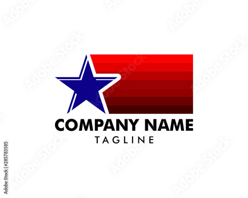 Moving star logo design inspiration