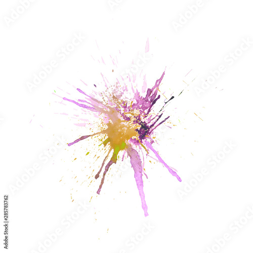 Paint splash for design use.Abstract vector illustration