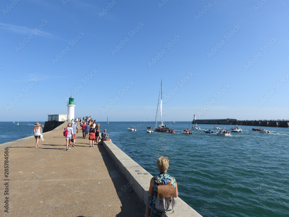 Obraz premium digue les sables d'olonne