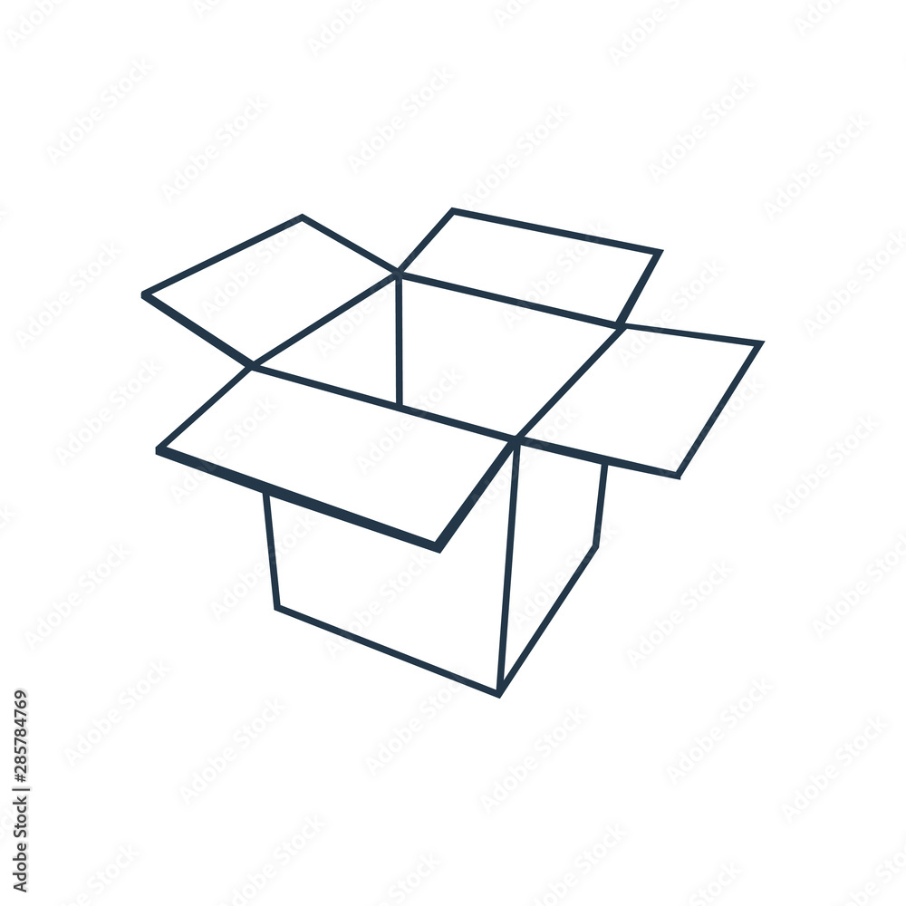 box with recycle symbol box with recycle symbol