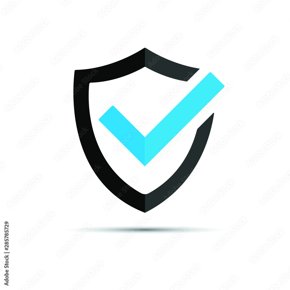 stock vector tick mark approved icon vector