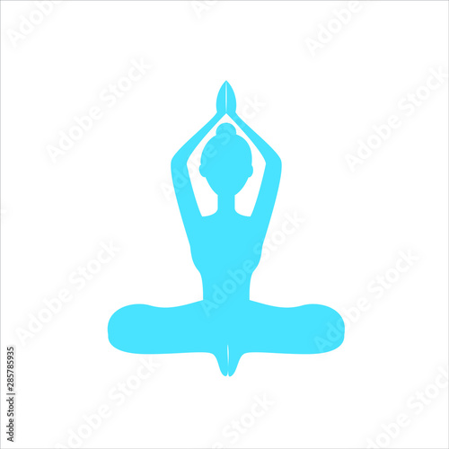 trend yoga positions vector icon