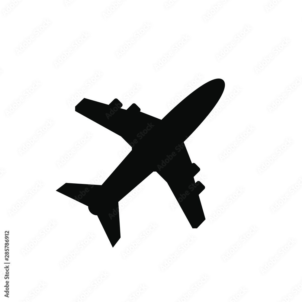 vector illustration of airplane