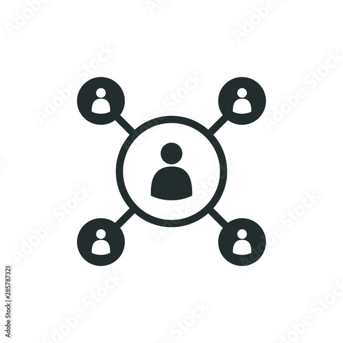 Affiliate marketing icon. Trendy Affiliate marketing logo concept on white background from Technology collection