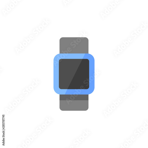 Smart watch isolate white background. Vector.