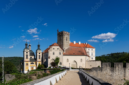 Baroque castle of the South Moravian village Vranov nad Dyji - Czech Republic