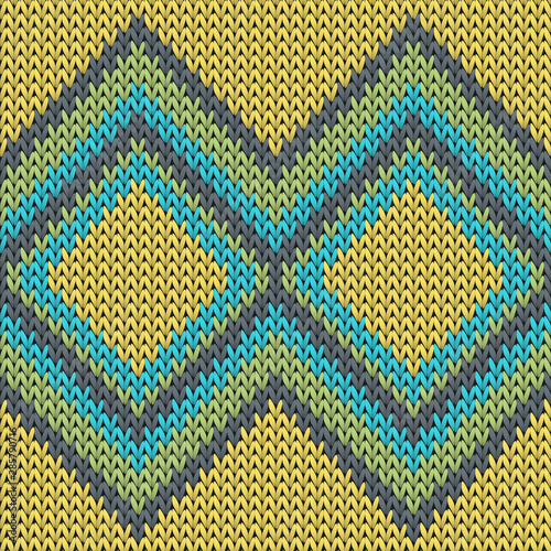 Cozy rhombus argyle christmas knit geometric 