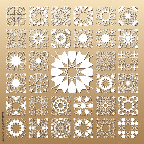 Laser cut vector panel