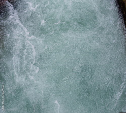 Churning Green Water of Avalanche Creek